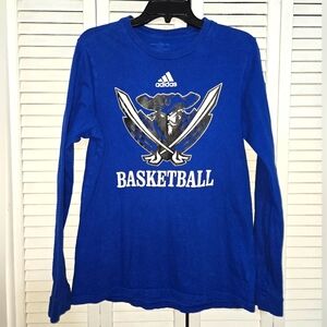 Adidas Men's M Matanzas Pirates Basketball Tee Long Sleeve